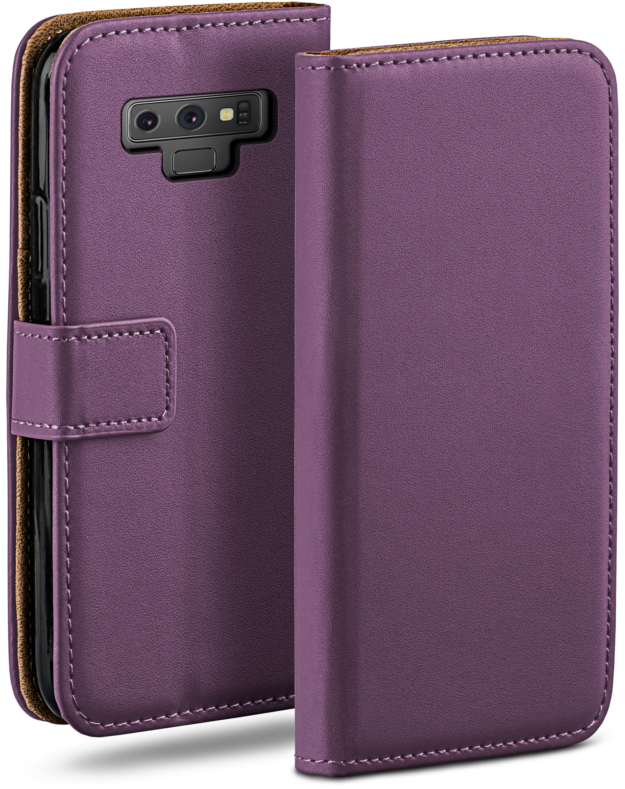 Bookcover, Samsung, Book MOEX 9, Galaxy Note Case, Indigo-Violet