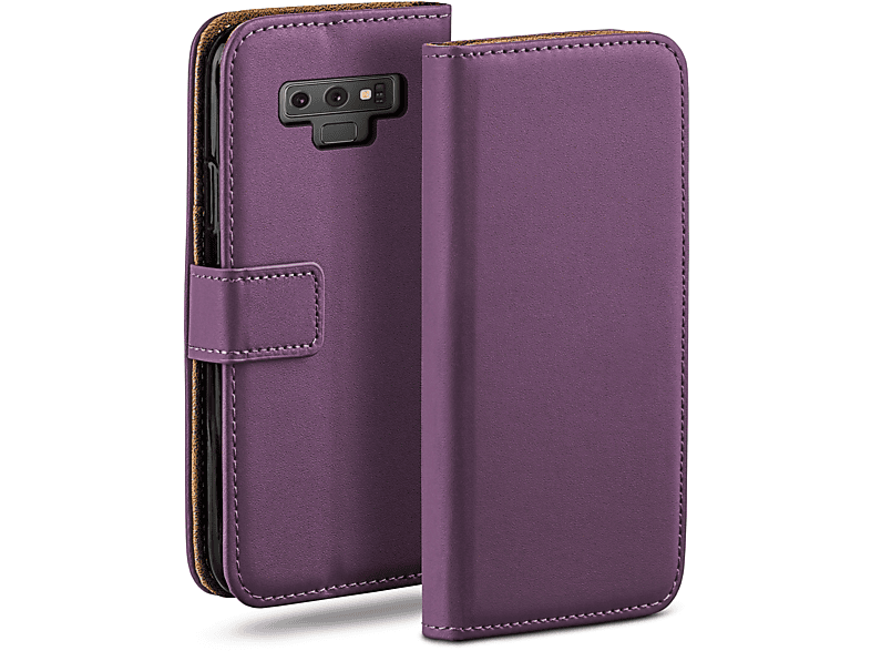 MOEX Book Samsung, 9, Bookcover, Case, Galaxy Note Indigo-Violet