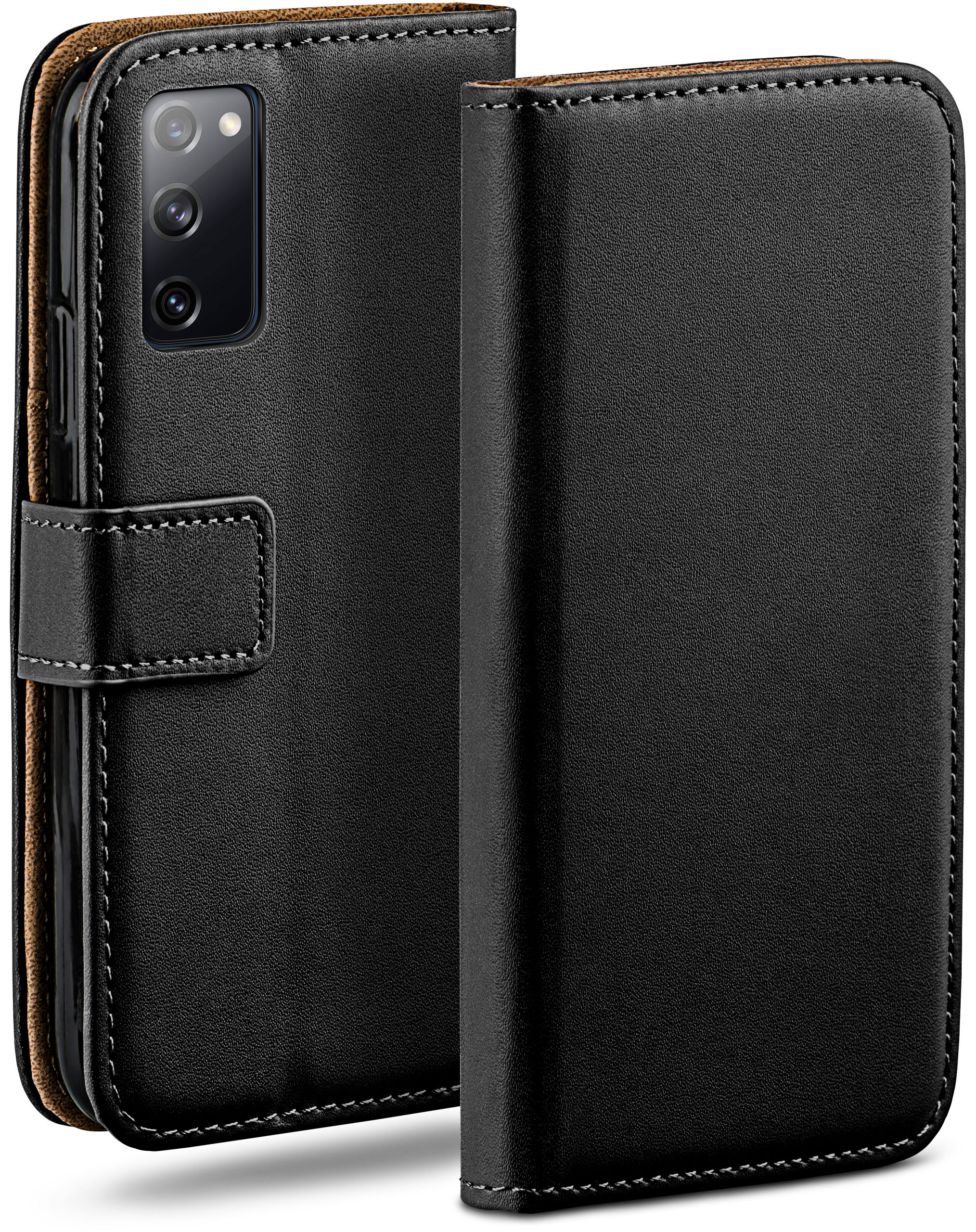 FE Deep-Black Samsung, Galaxy Book Case, S20 MOEX 5G, Bookcover,