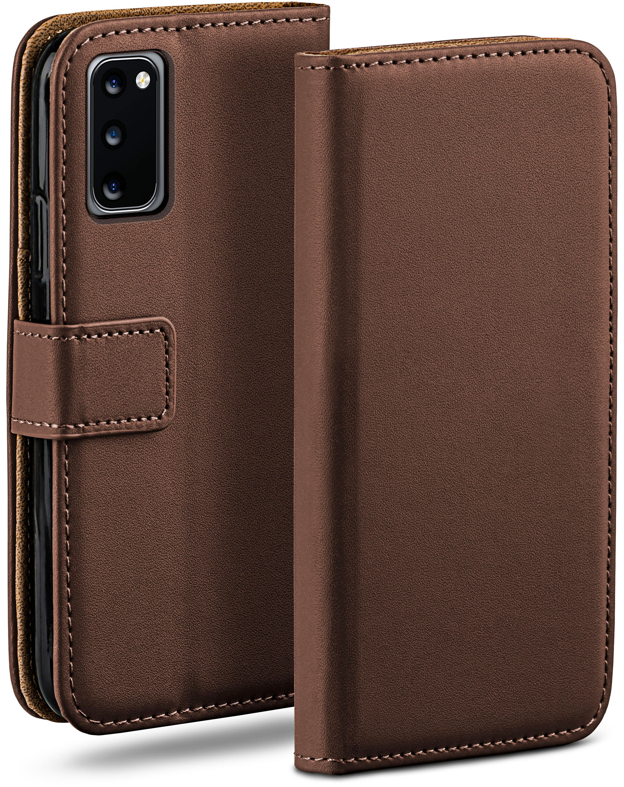 Samsung, / S20 Bookcover, Book Case, MOEX Galaxy 5G, Oxide-Brown S20