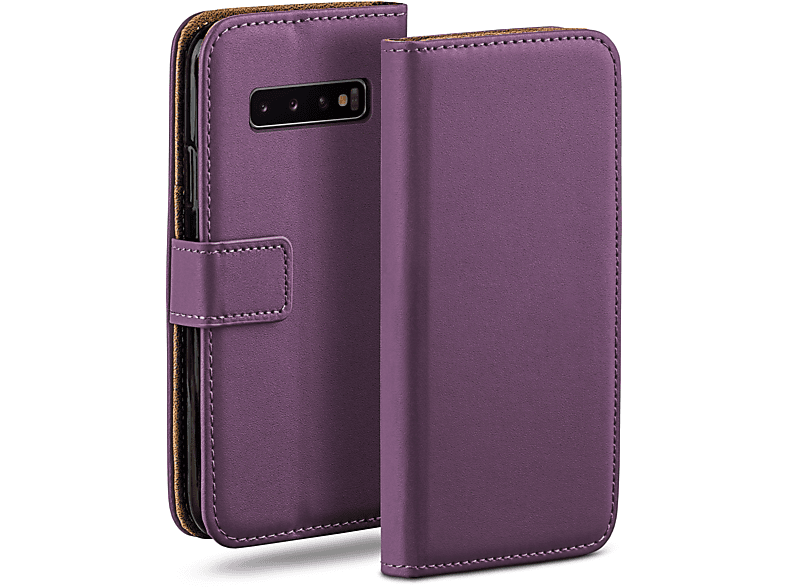 Plus, S10 Bookcover, Book Samsung, MOEX Indigo-Violet Galaxy Case,