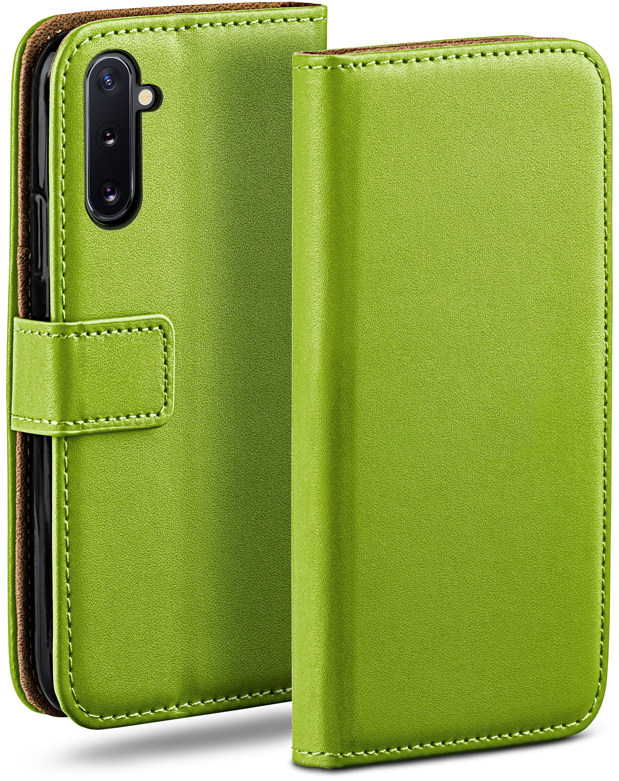 MOEX Bookcover, Case, Note Galaxy Samsung, Lime-Green Book 10,