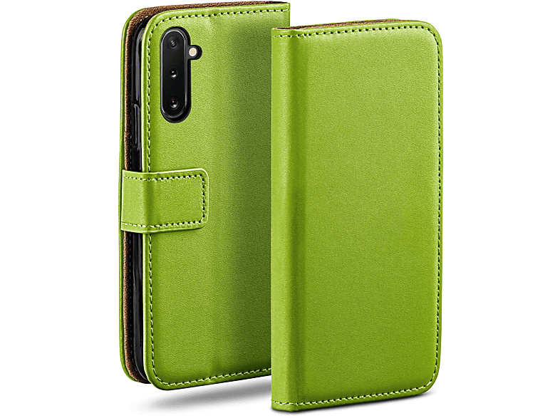 MOEX Book Case, Bookcover, Samsung, Galaxy Note 10, Lime-Green