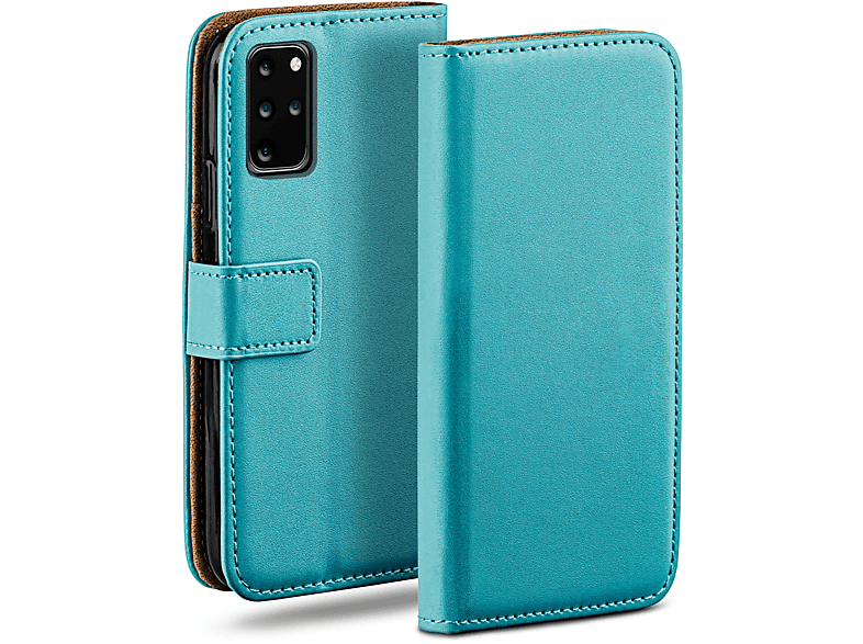 MOEX Book Case, Galaxy Plus Bookcover, / 5G, Aqua-Cyan S20 Samsung