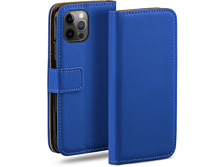MOEX Book Case, Bookcover, Apple, iPhone 12 Pro Max, Royal-Blue
