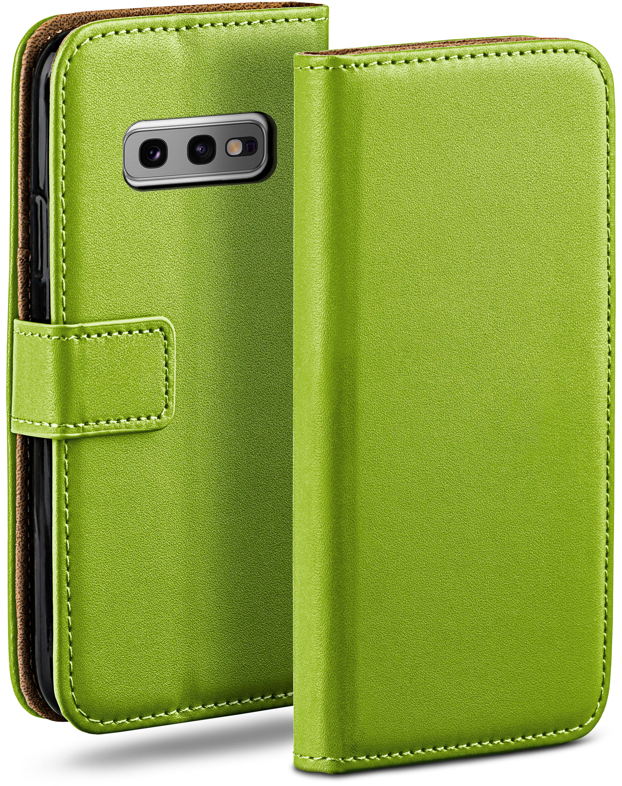 MOEX Book Case, Bookcover, S10e, Lime-Green Galaxy Samsung