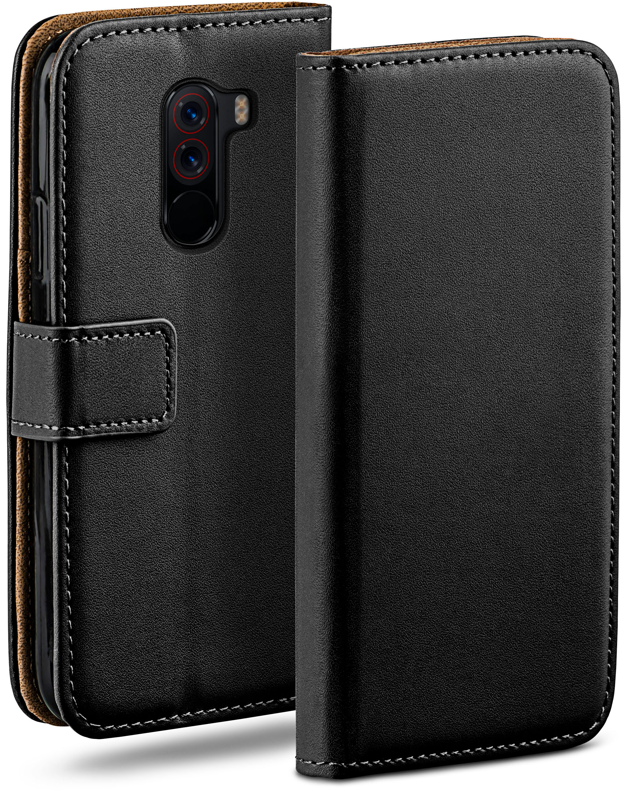 Pocophone Bookcover, F1, Xiaomi, MOEX Deep-Black Case, Book