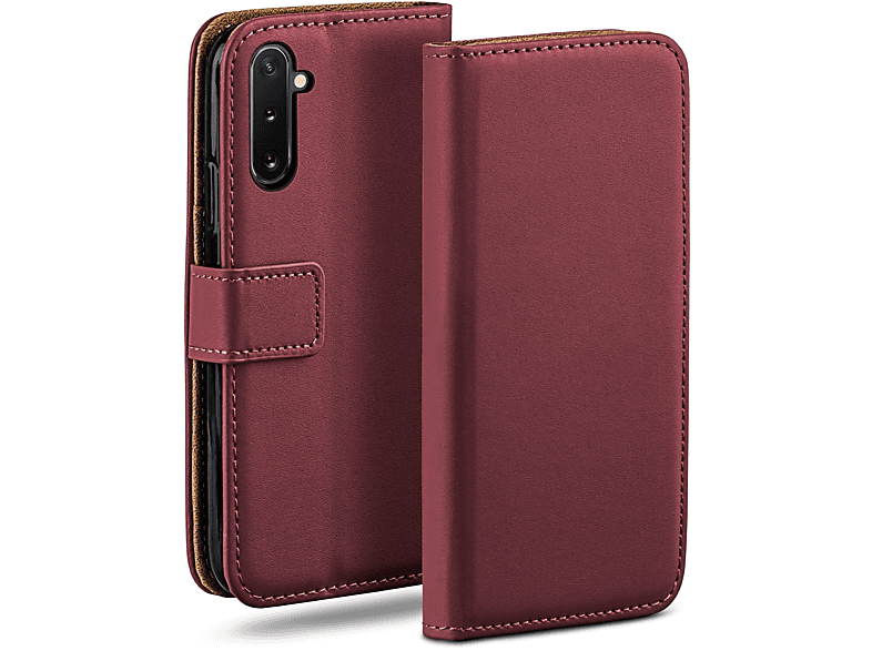 MOEX Book Case, Bookcover, Samsung, Galaxy Note 10, Maroon-Red