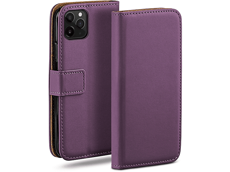 MOEX Book Case, Bookcover, Apple, iPhone 11 Pro, Indigo-Violet