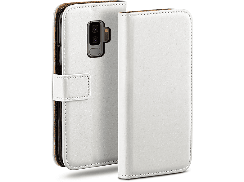 MOEX Book Case, Bookcover, Samsung, Galaxy S9 Plus, Pearl-White