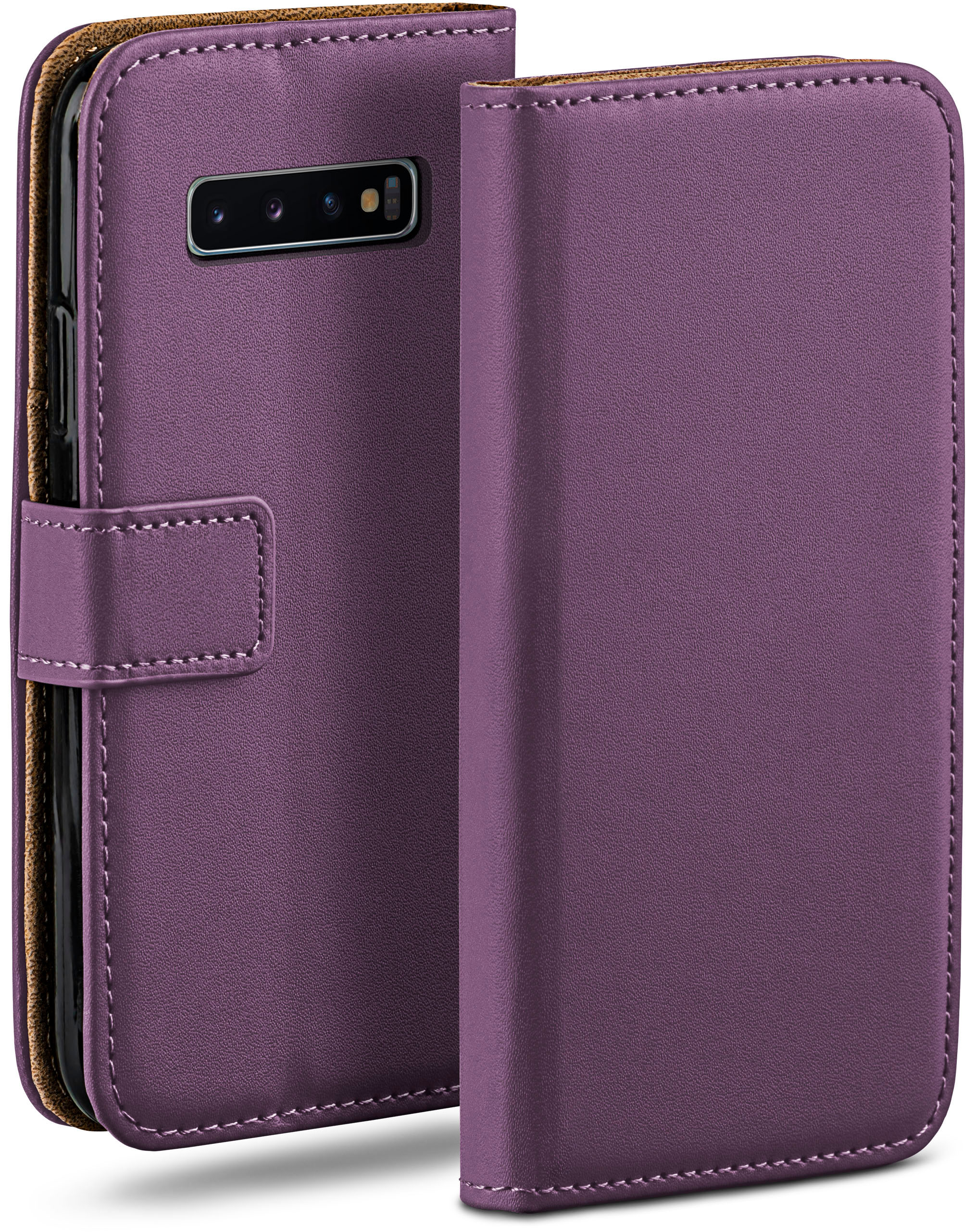 Case, MOEX Book Galaxy Indigo-Violet Samsung, S10, Bookcover,