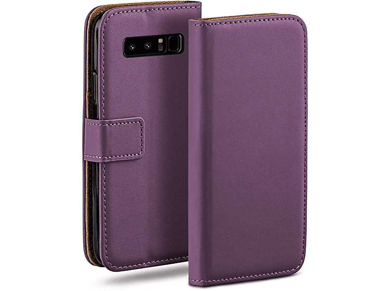 MOEX Book Case, Bookcover, Samsung, Galaxy Note 8, Indigo-Violet