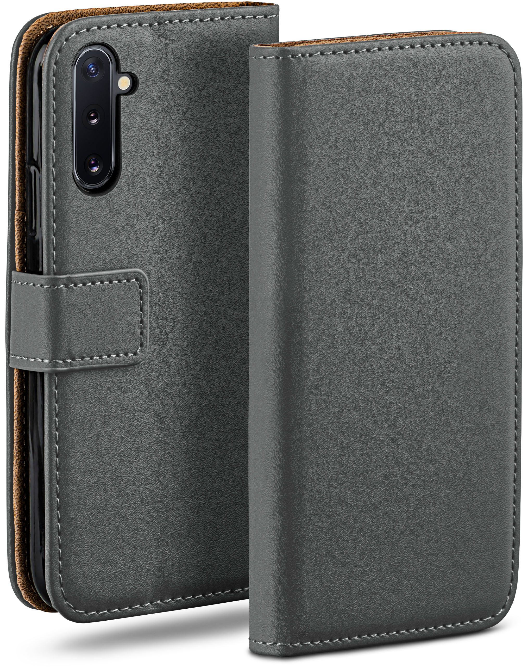 Book Note 10, Case, Anthracite-Gray Bookcover, Samsung, Galaxy MOEX