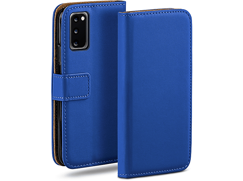 MOEX Book Case, Bookcover, / Galaxy Royal-Blue S20 S20 Samsung, 5G