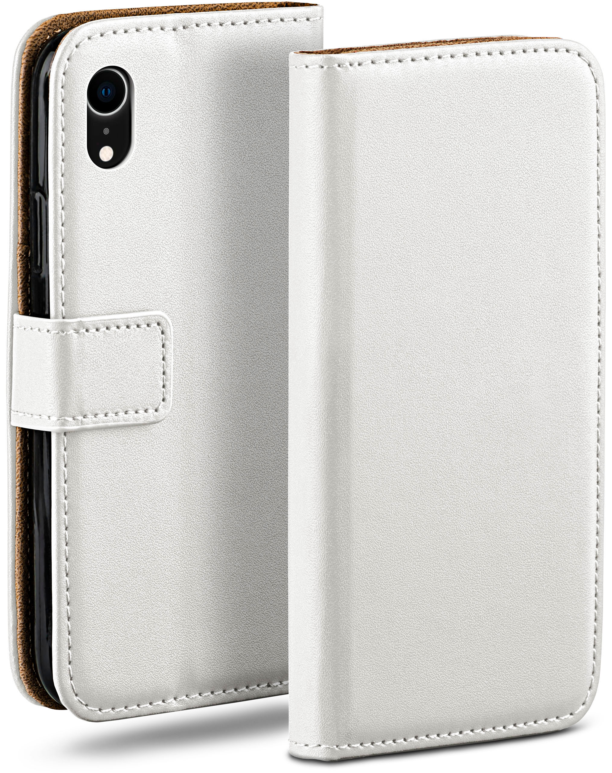 Apple, MOEX Case, Pearl-White iPhone XR, Bookcover, Book