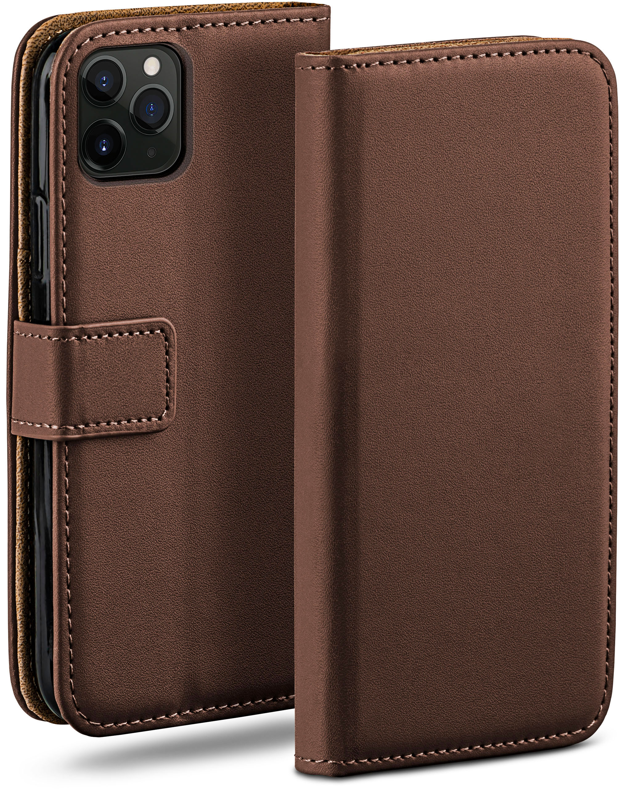 Bookcover, Apple, Case, Book iPhone Pro, Oxide-Brown 11 MOEX