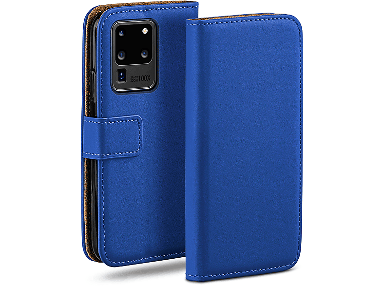 MOEX Book Case, Bookcover, Samsung, Galaxy S20 Ultra / 5G, Royal-Blue
