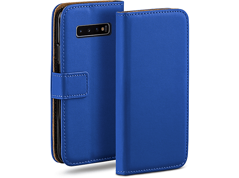 MOEX Book Galaxy Bookcover, Samsung, Royal-Blue Case, S10,