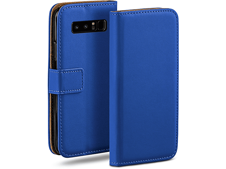 MOEX Book Galaxy Note Royal-Blue Bookcover, Case, Samsung, 8