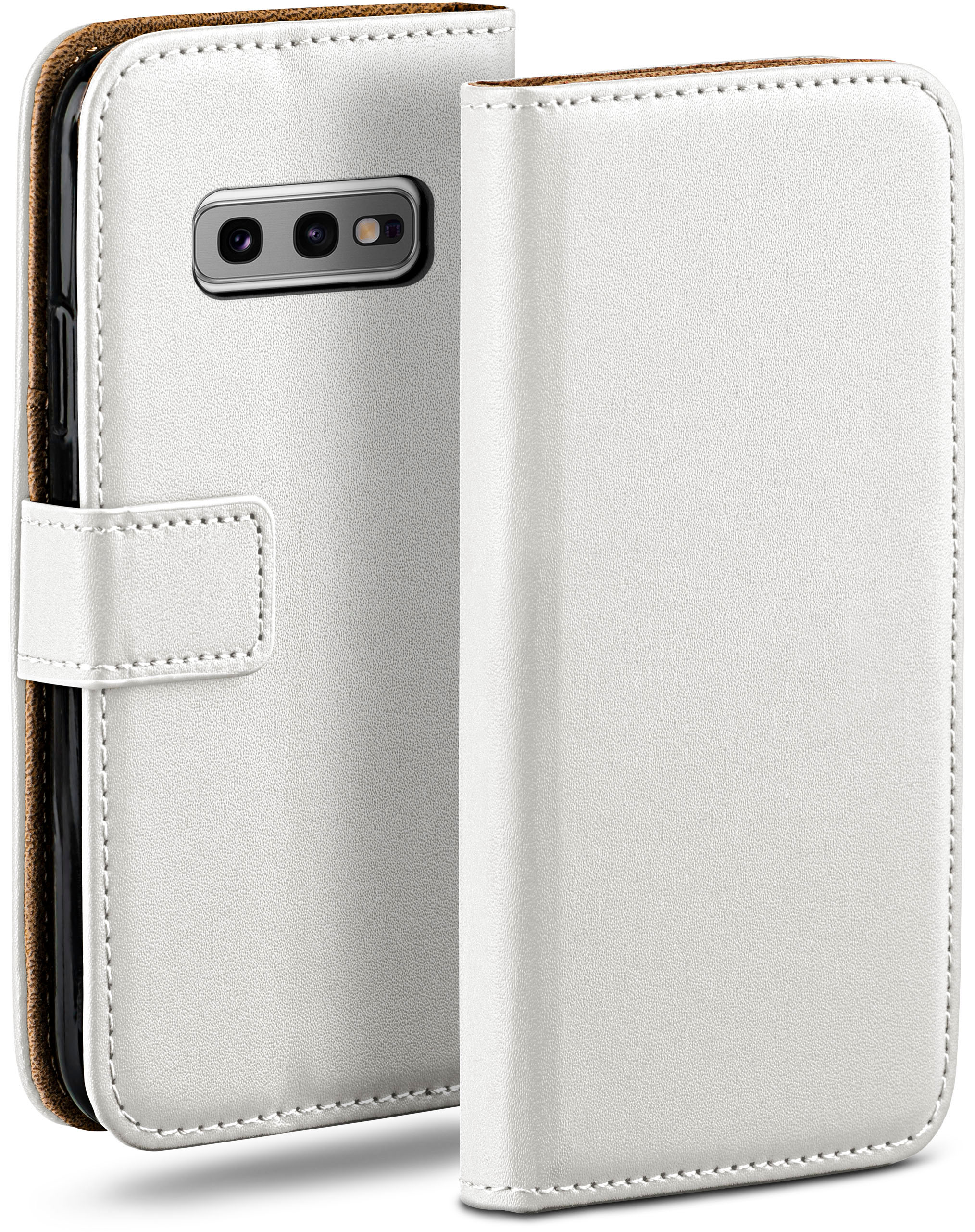 MOEX Book Case, Bookcover, Galaxy S10e, Pearl-White Samsung