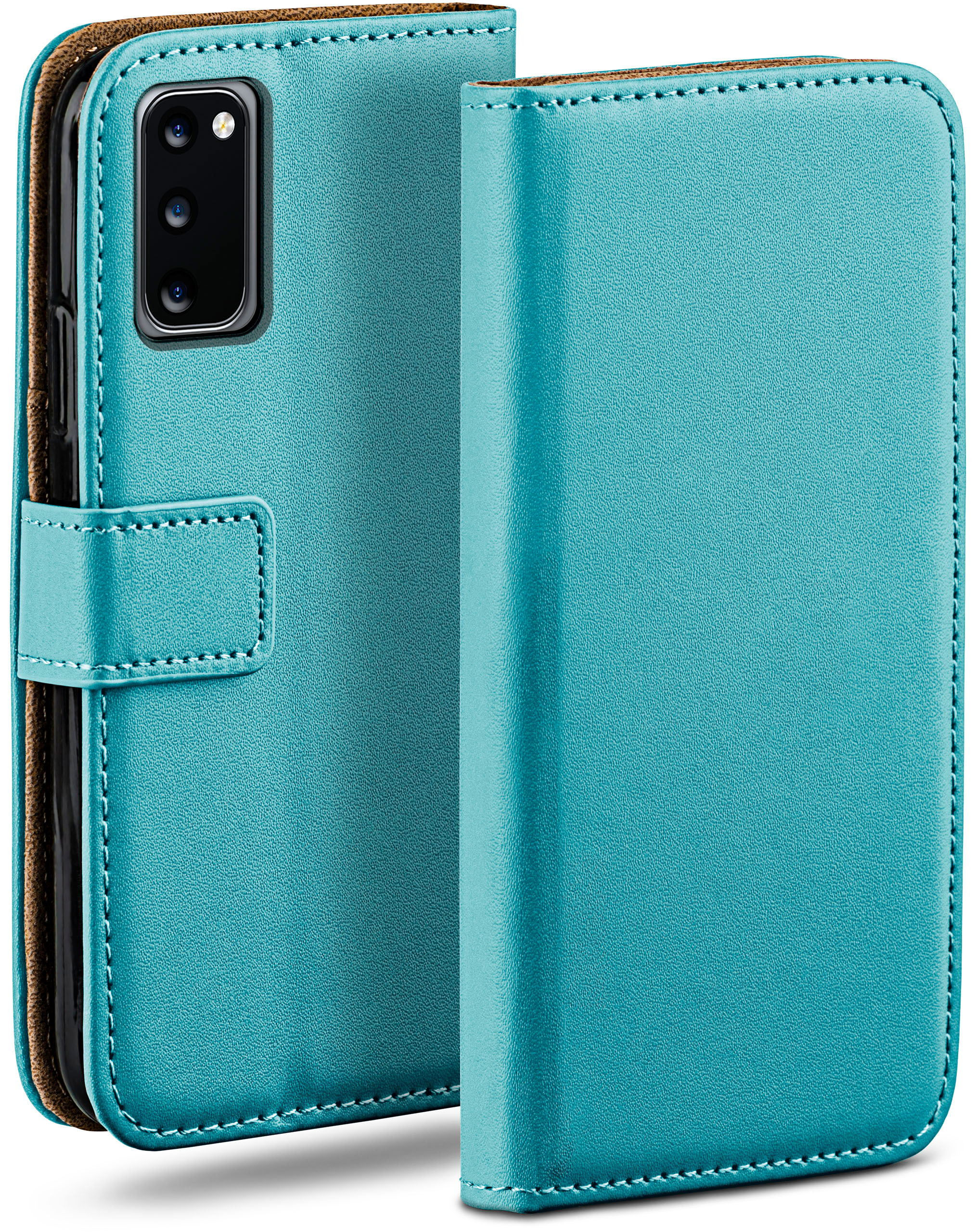 MOEX Book Case, Bookcover, Samsung, / Aqua-Cyan 5G, S20 S20 Galaxy