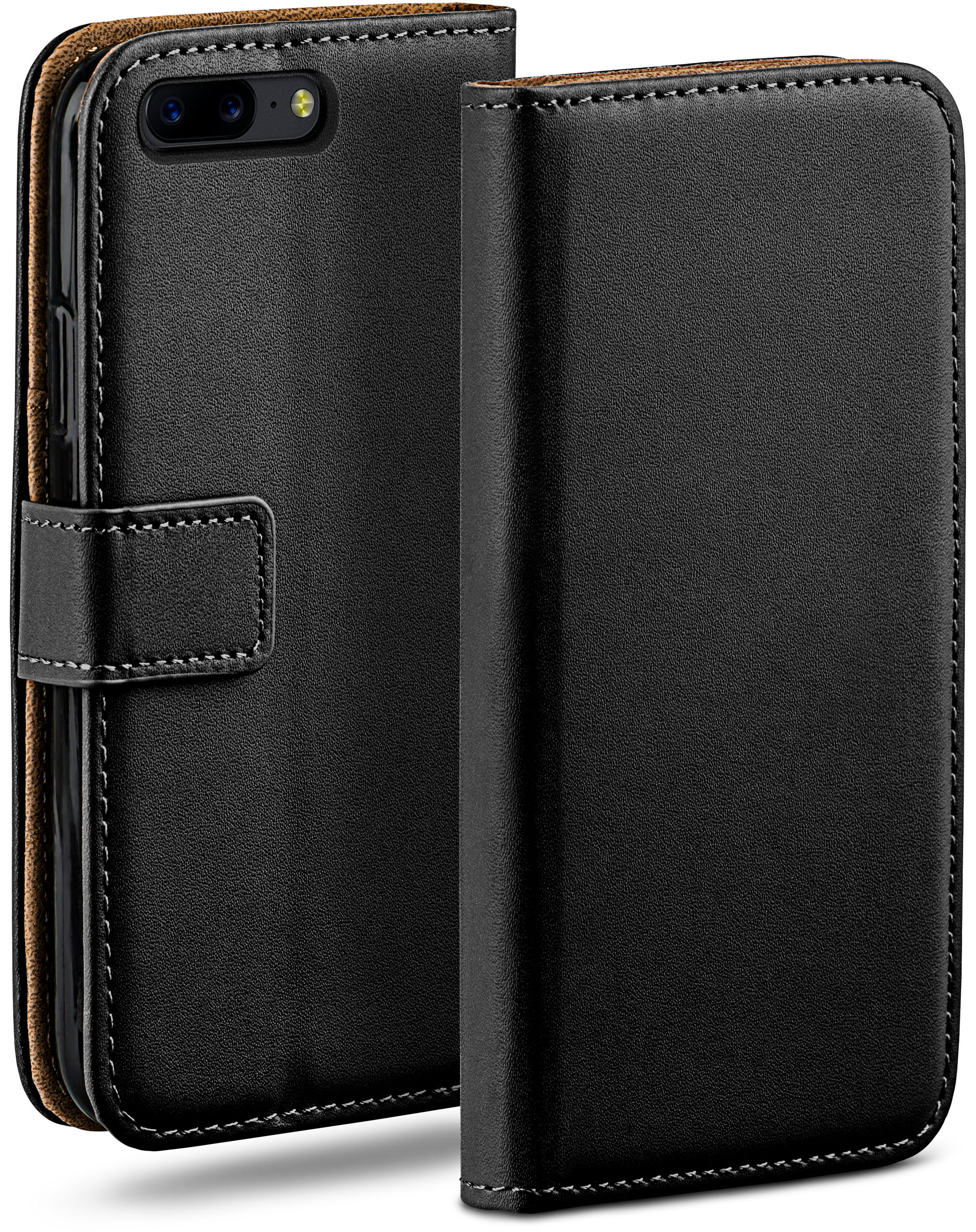 MOEX Book Case, Bookcover, OnePlus, 5, Deep-Black