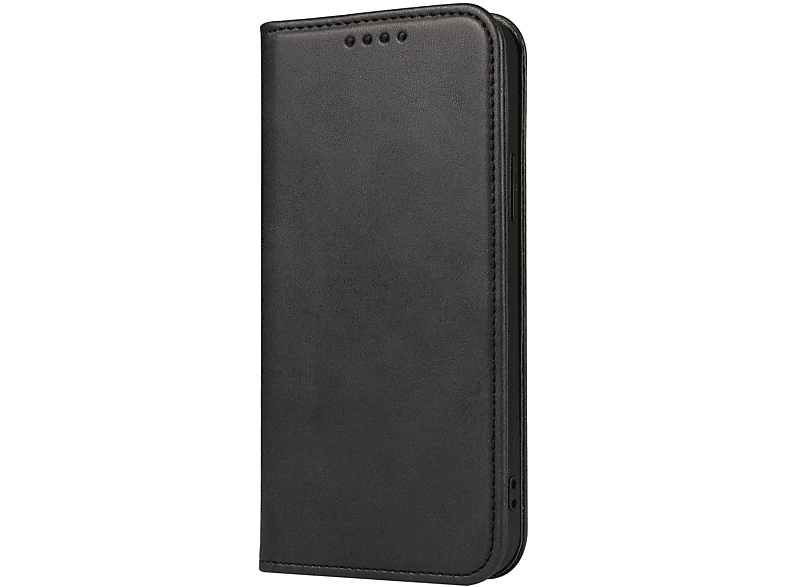 HBASICS Handyhülle A8 Bookcover, Samsung für A8 Samsung, Samsung Galaxy Galaxy 2018, Schwarz 2018