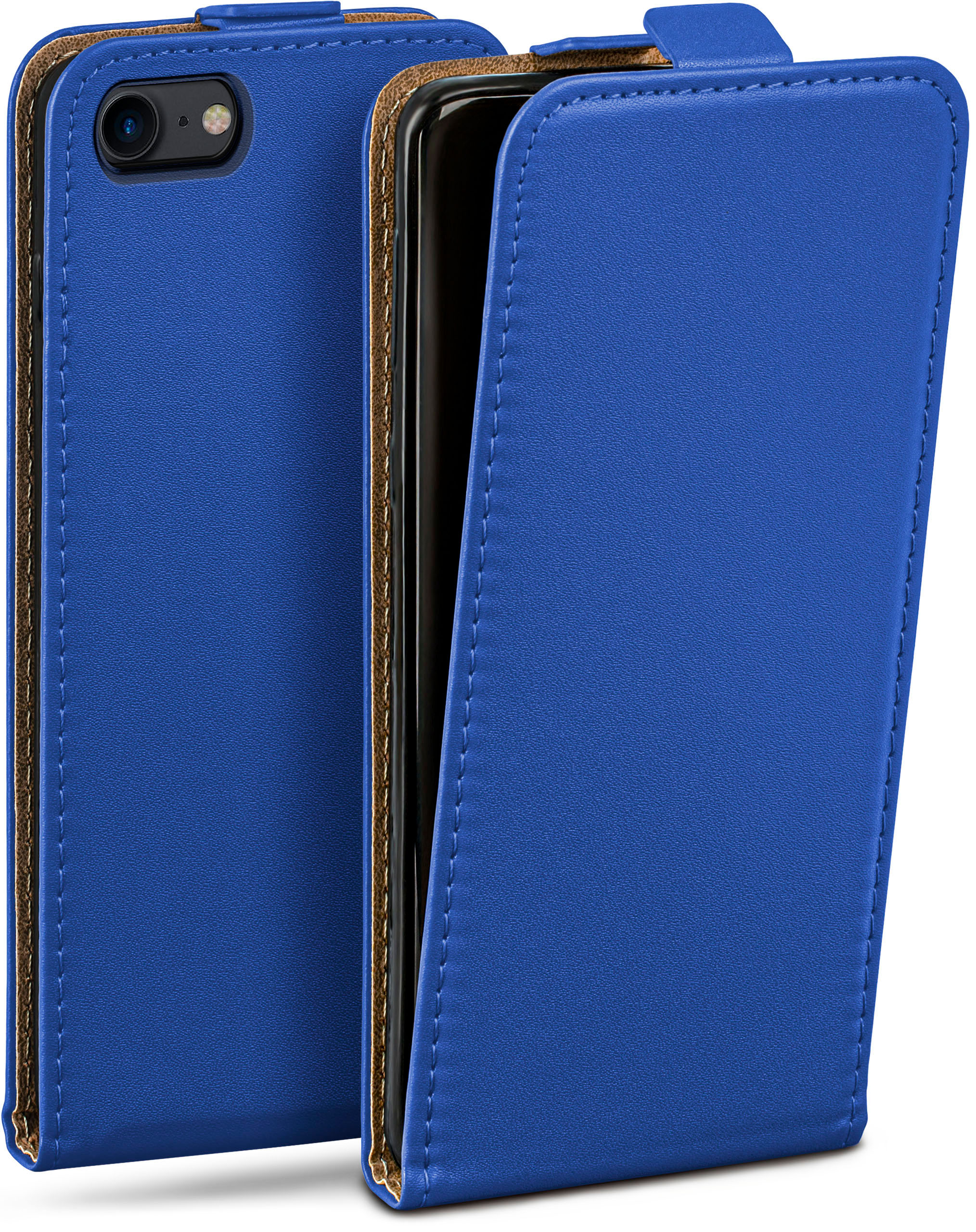 Case, (2020), Cover, SE Flip Royal-Blue iPhone Flip Apple, MOEX