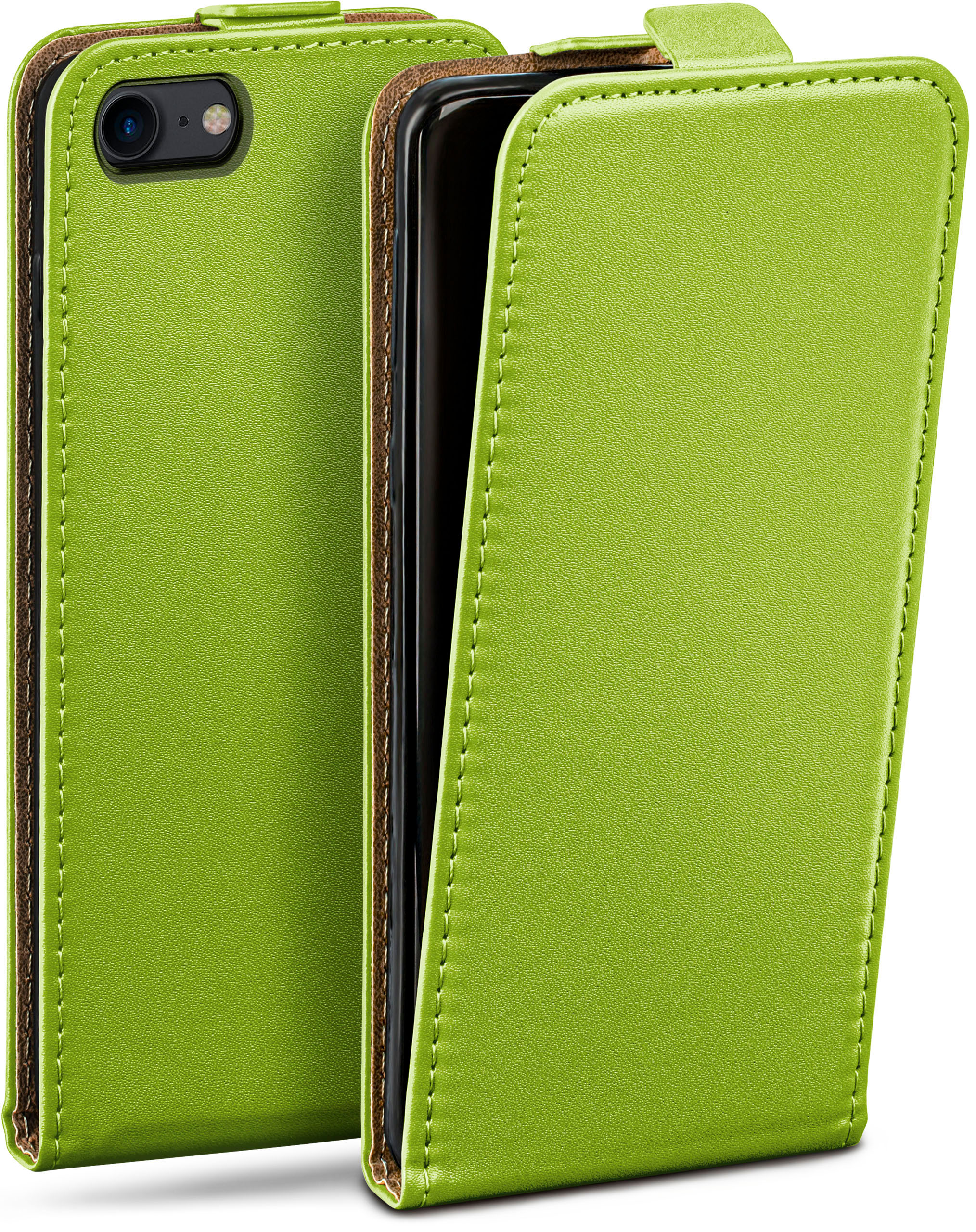 Flip Lime-Green iPhone 7 8, Case, MOEX Flip Cover, iPhone Apple, /