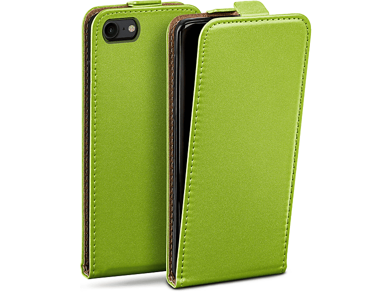 MOEX Flip Case, Flip Cover, Apple, iPhone SE (2020), Lime-Green