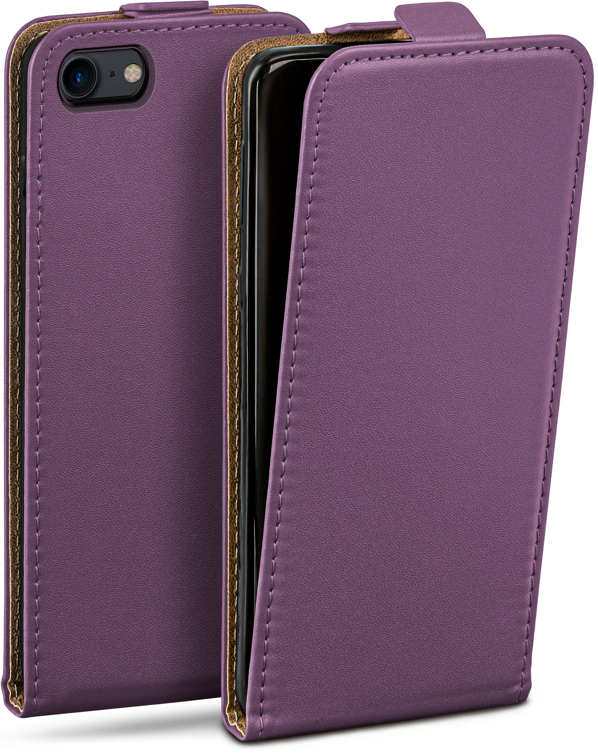MOEX Flip (2020), Apple, Cover, Case, iPhone Indigo-Violet Flip SE