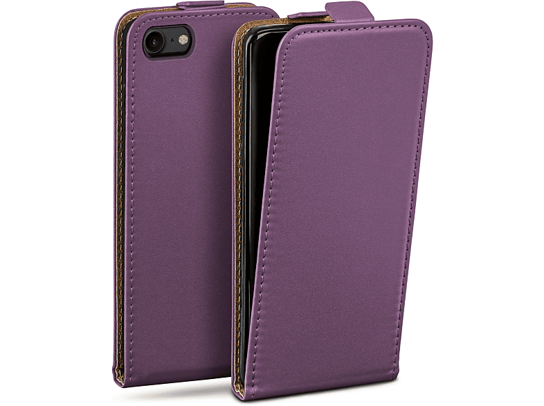 MOEX Flip Case, Flip Cover, Apple, iPhone 7 / iPhone 8, Indigo-Violet