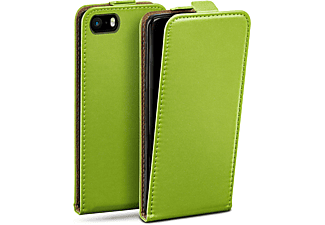 MOEX Flip Case, Flip Cover, Apple, iPhone 5s / 5 / SE (2016), Lime-Green