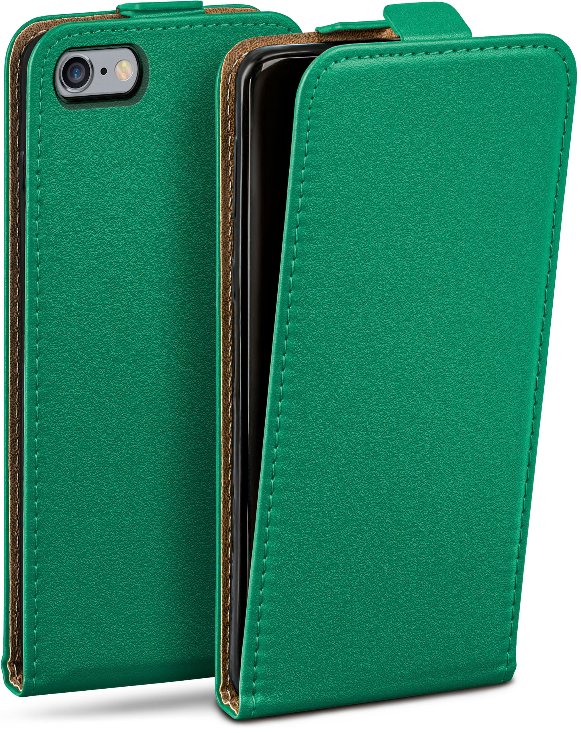 MOEX Flip Apple, Case, Cover, 6s iPhone 6, iPhone Flip Emerald-Green 