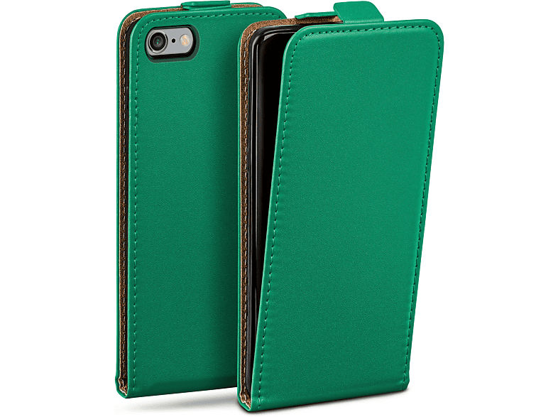 MOEX Flip Case, Flip Cover, Apple, iPhone 6s / iPhone 6, Emerald-Green