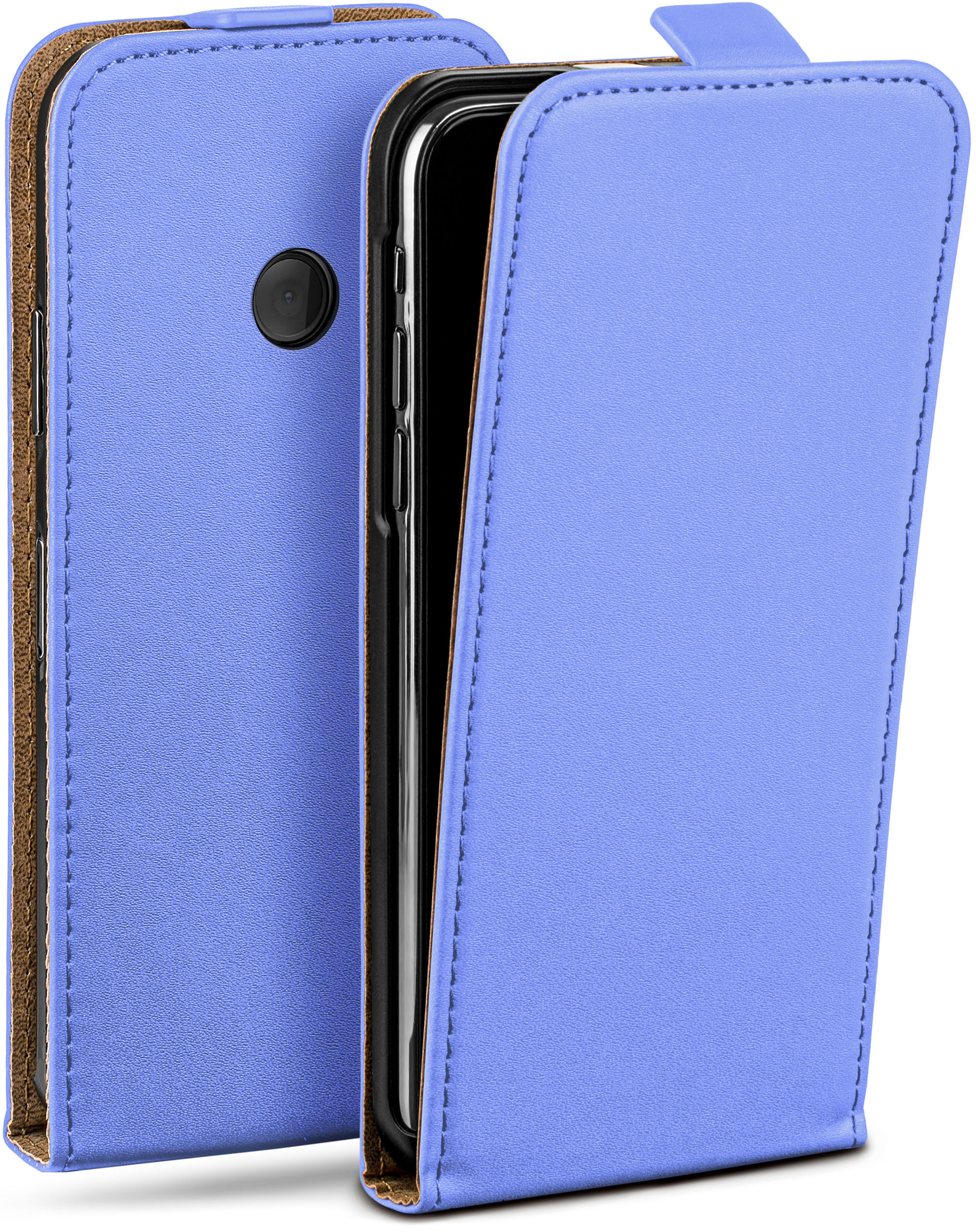 MOEX Flip Case, Flip Cover, Sky-Blue 520/525, Lumia Nokia