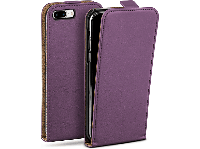 MOEX Flip Case, Flip Cover, Apple, iPhone 7 Plus / iPhone 8 Plus, Indigo-Violet