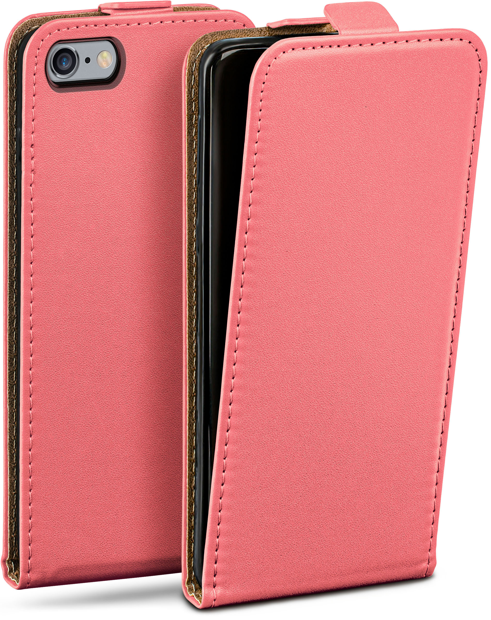 MOEX Flip Case, Apple, / Coral-Rose iPhone 6s iPhone Flip 6, Cover