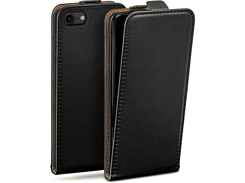 MOEX Flip Case, SE Flip Apple, Cover, iPhone Deep-Black (2020)