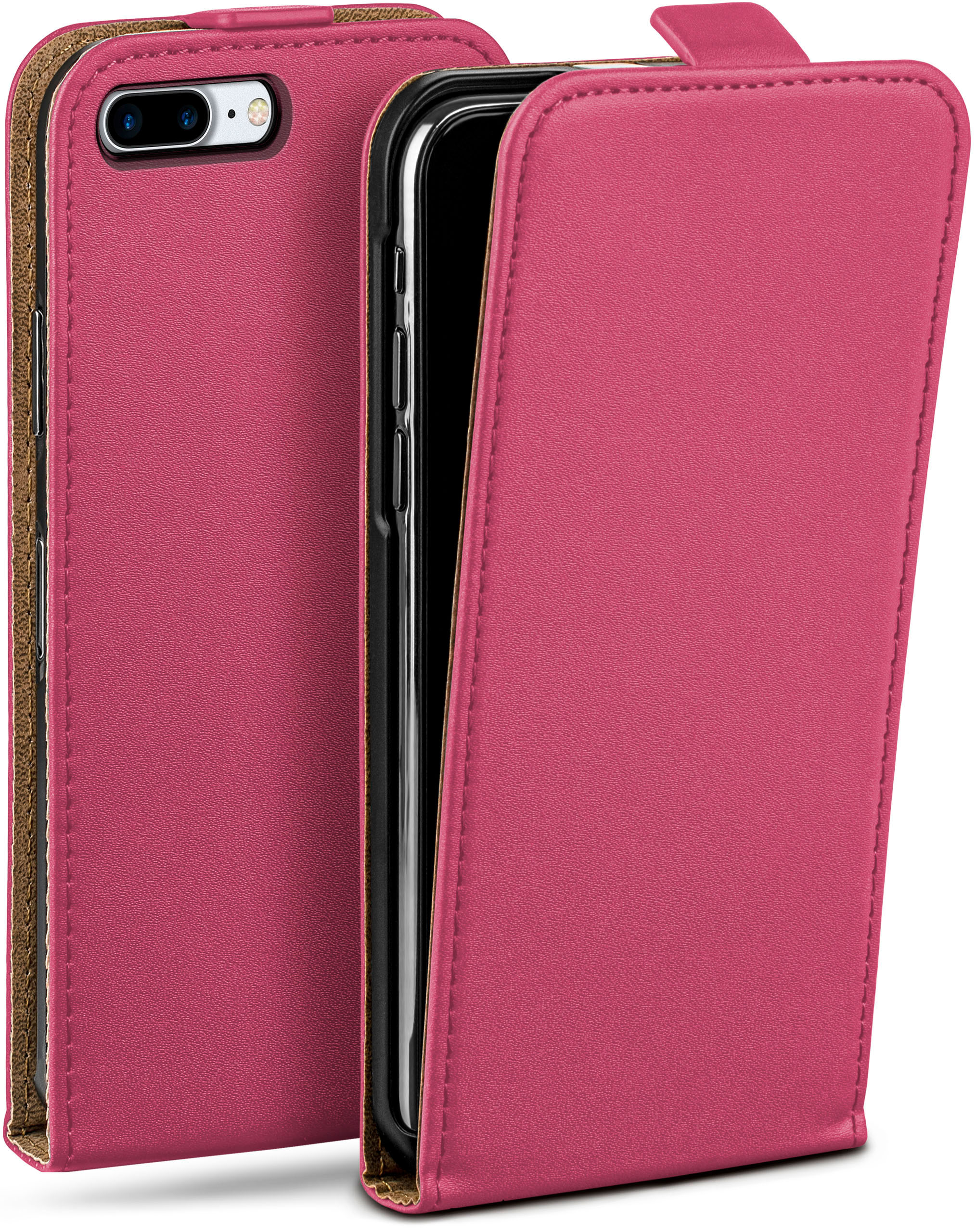 Plus, 7 Case, iPhone Berry-Fuchsia / Cover, MOEX Flip Flip 8 Plus iPhone Apple,