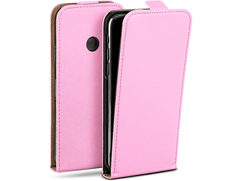 Flip Case, 520/525, MOEX Flip Icy-Pink Nokia, Cover, Lumia