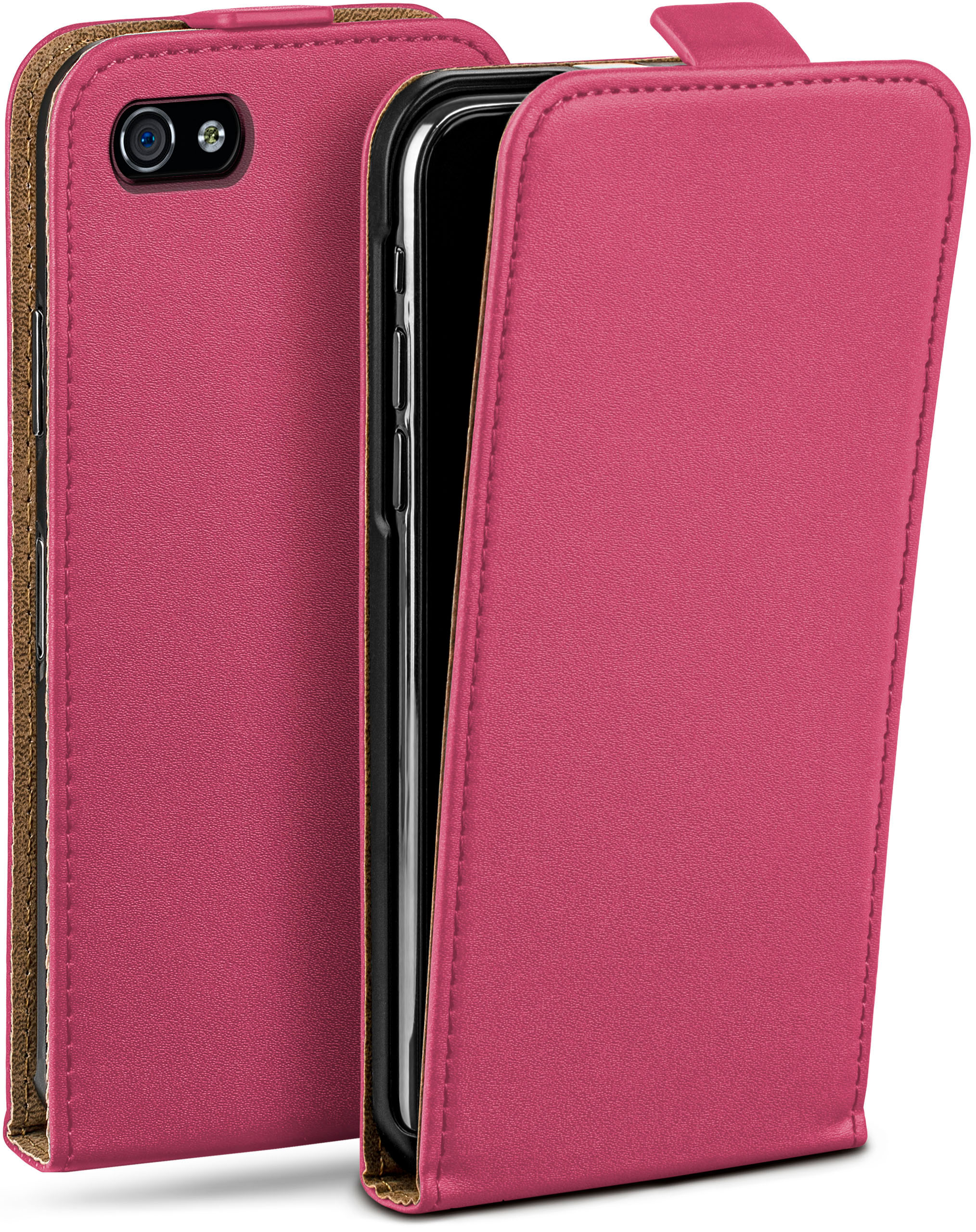 MOEX Flip Case, Flip Cover, 4, Apple, iPhone iPhone Berry-Fuchsia 4s 