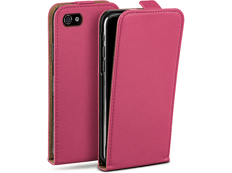 MOEX Flip Case, Flip Cover, Apple, iPhone 4s / iPhone 4, Berry-Fuchsia