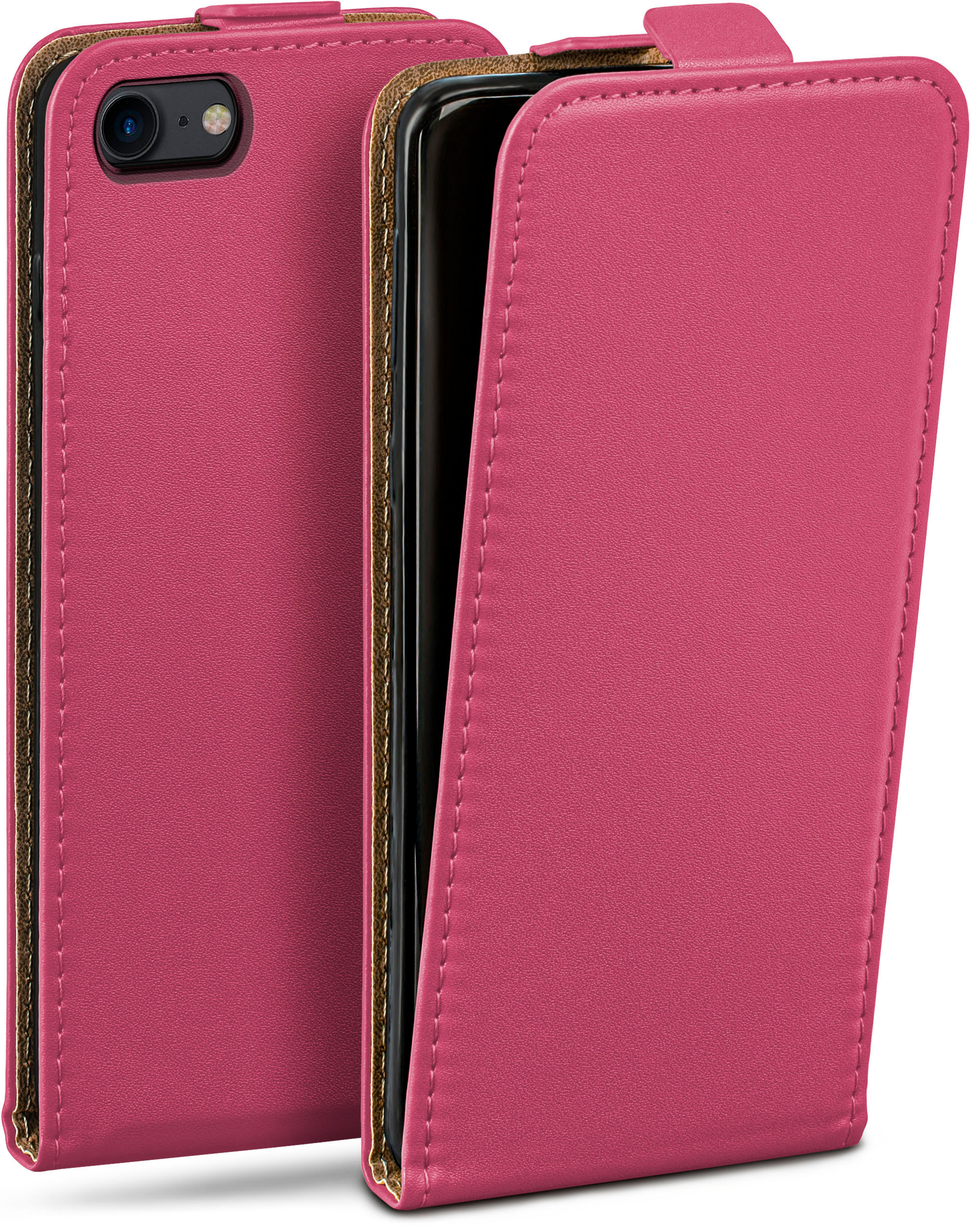 MOEX iPhone SE Cover, (2020), Berry-Fuchsia Case, Flip Apple, Flip