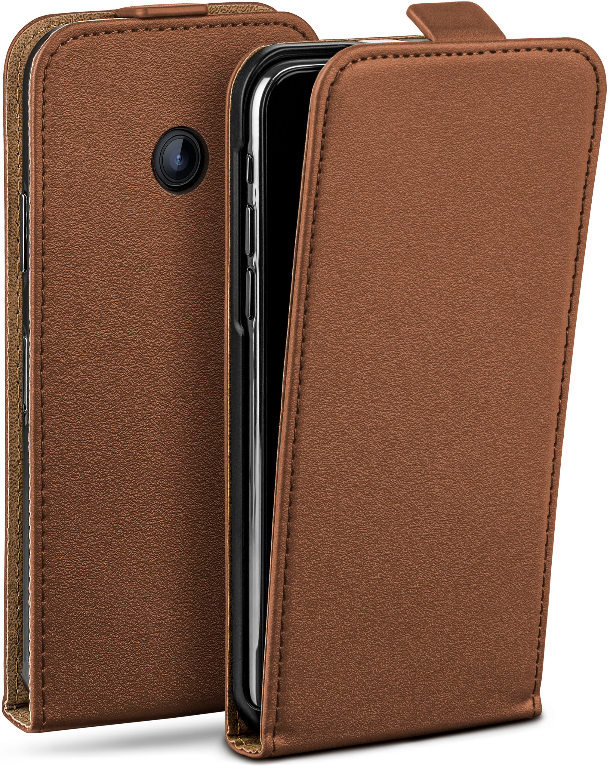 Flip Cover, Umber-Brown Case, 635, Flip MOEX Lumia / Nokia, 630