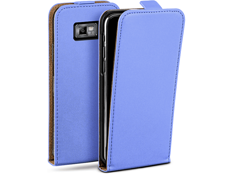 MOEX Flip Case, Flip Cover, Samsung, Galaxy S2 / S2 Plus, Sky-Blue