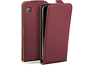MOEX Flip Case, Flip Cover, Samsung, Galaxy S / S Plus, Maroon-Red