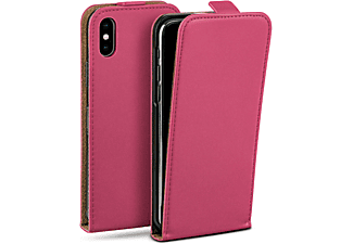 MOEX Flip Case, Flip Cover, Apple, iPhone X / iPhone XS, Berry-Fuchsia