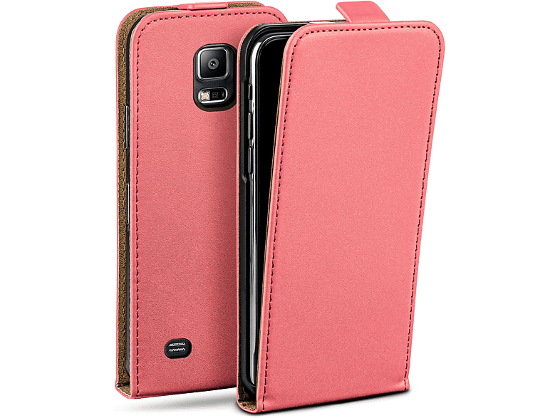 / Coral-Rose MOEX S5 Flip Flip S5 Case, Neo, Cover, Galaxy Samsung,