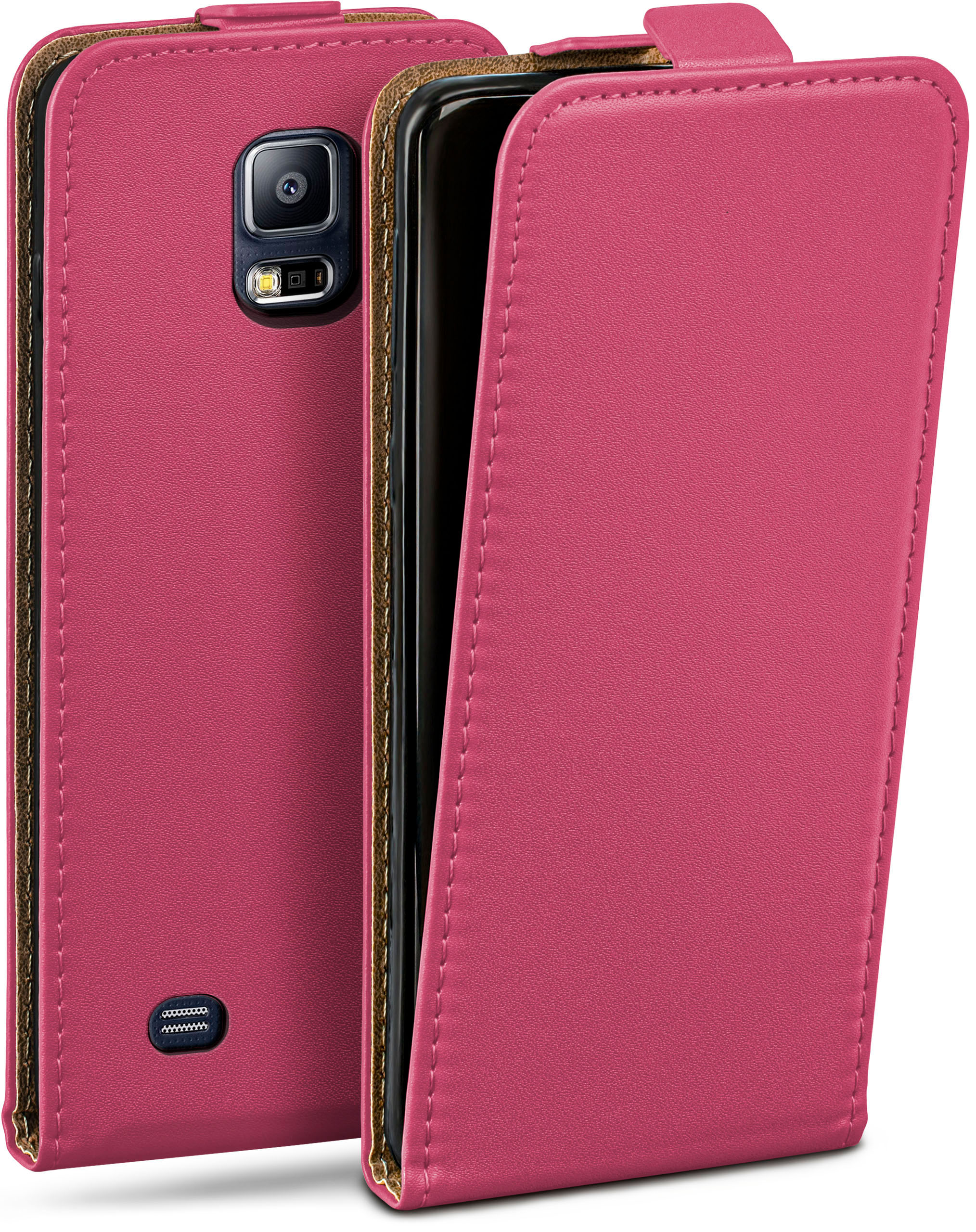 MOEX Flip Case, Flip Neo, Berry-Fuchsia S5 S5 Samsung, Cover, / Galaxy